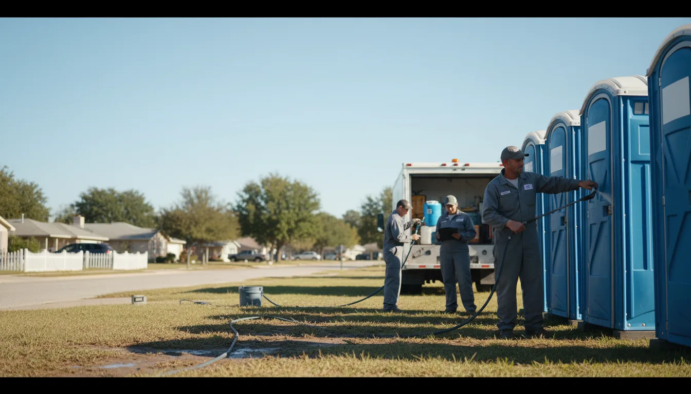 Long-Term Portable Toilet Rental in Lipan, TX near me